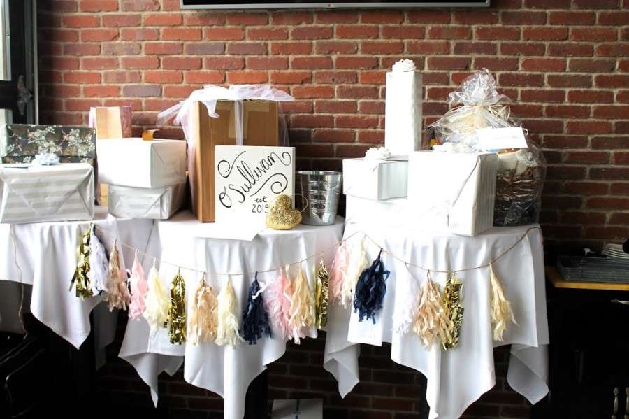 pink navy gold tassel garland bridal shower pink navy gold tassel garland bridal shower