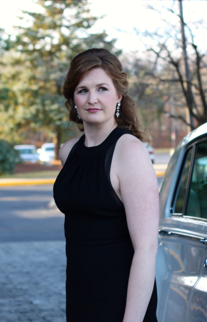 bridesmaid in black