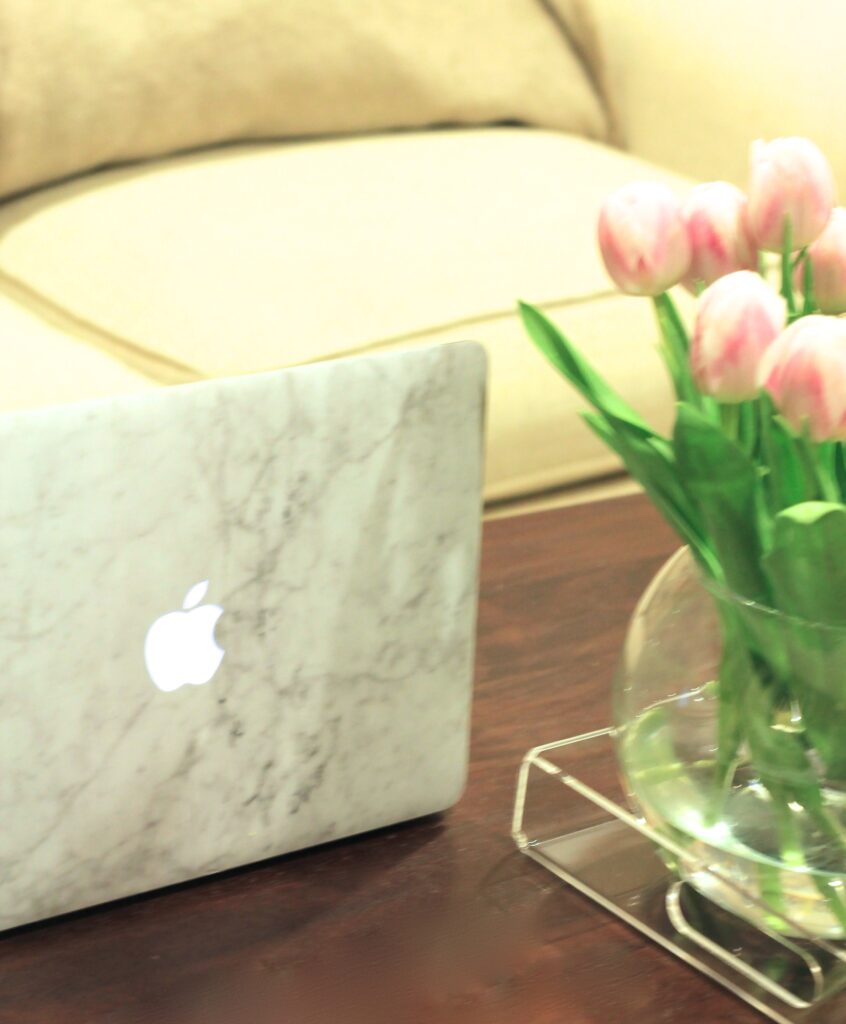 marble laptop cover