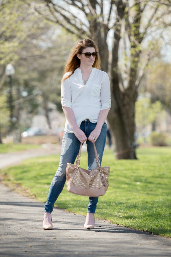 white tunic shirt for spring under $30