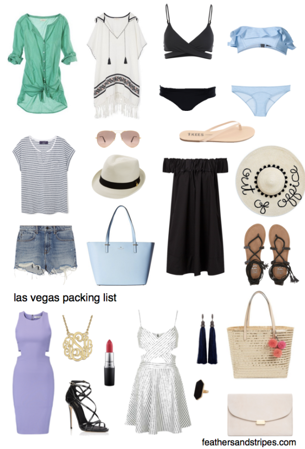 las vegas packing list // feathersandstripes.com