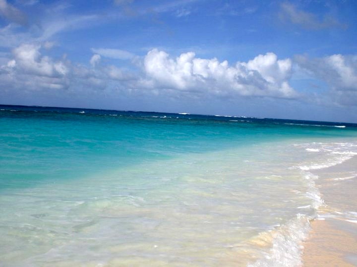 Anguilla white sand beach