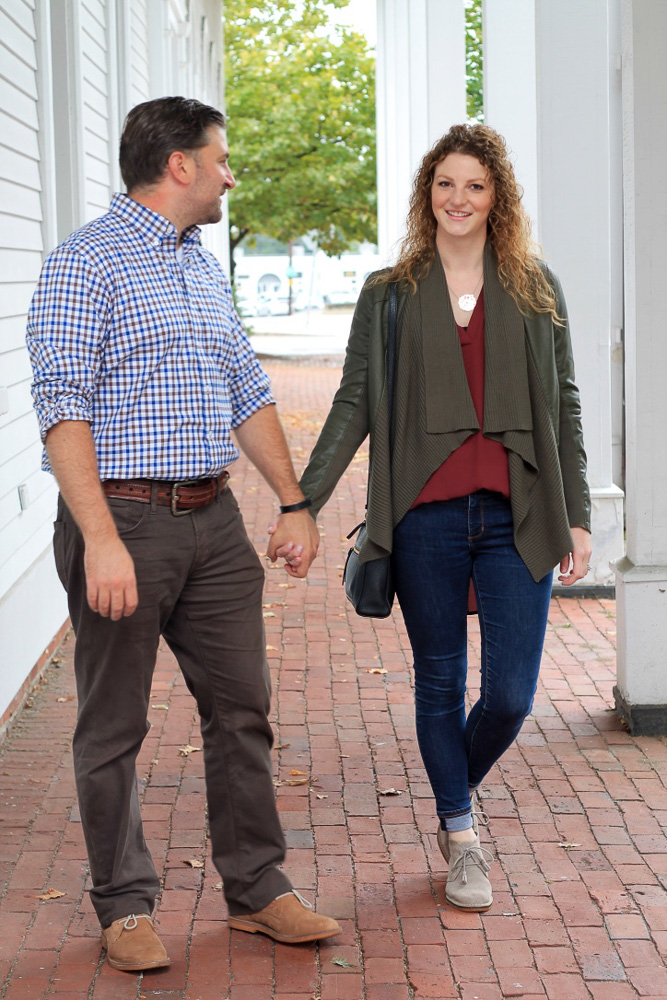 his and hers casual style with Hush Puppies // feathersandstripes.com