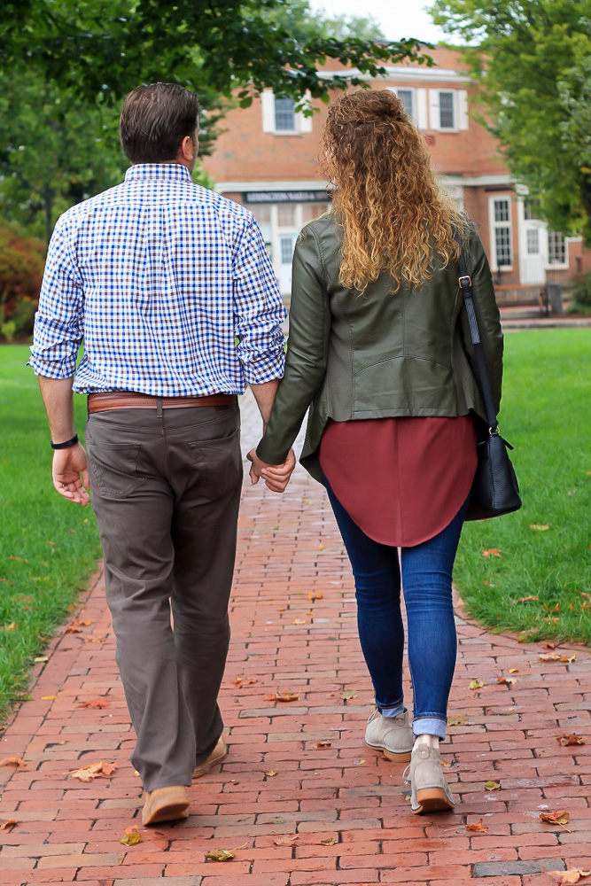 his and hers casual style with Hush Puppies // feathersandstripes.com