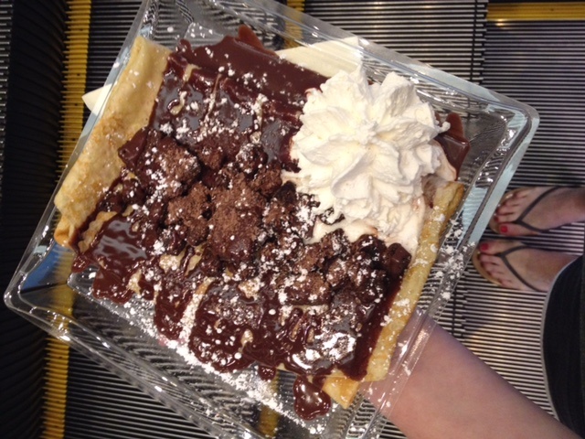 crepes in Las Vegas featured by top Boston travel blog, Feathers and Stripes