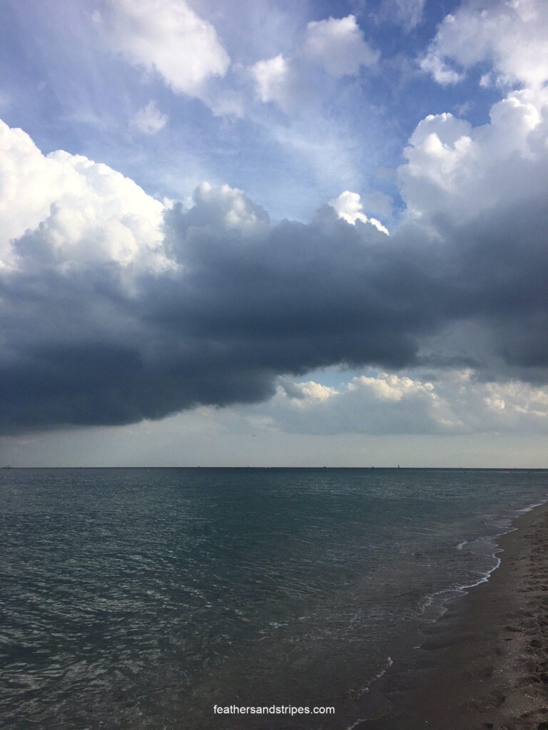 stormy Fort Lauderdale beach