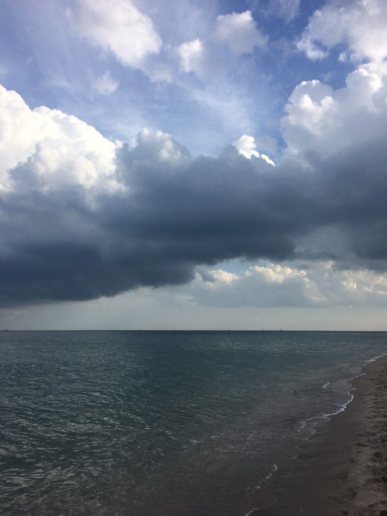 stormy Fort Lauderdale beach