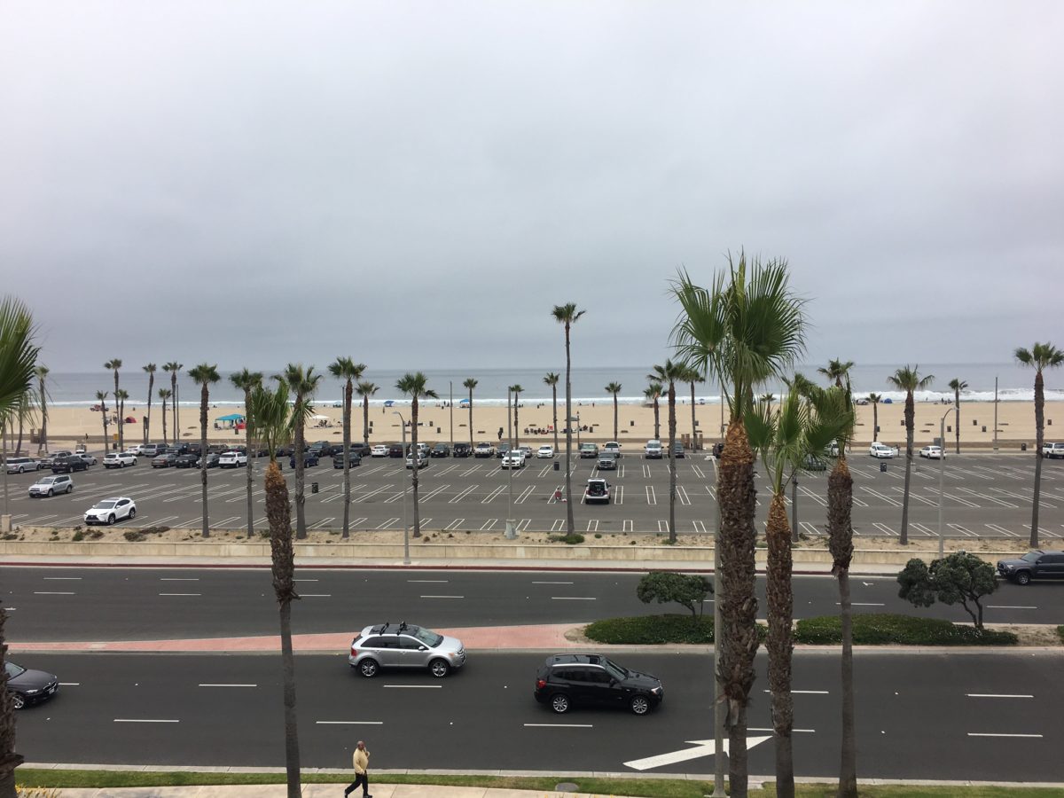 Huntington Hyatt Regency view from oceanfront room
