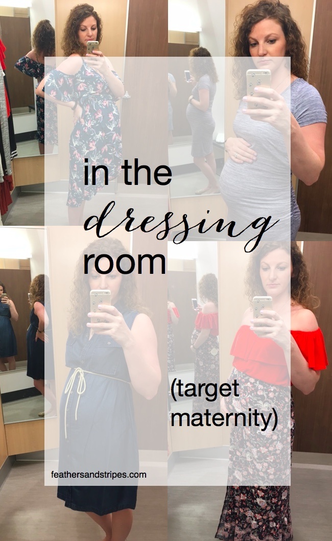 Target Maternity Clothes Feathers and Stripes