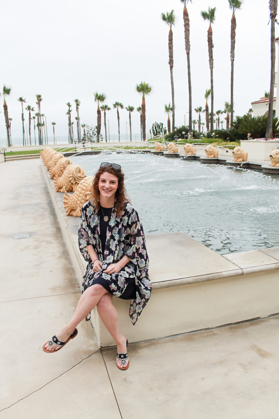 Maternity dress and kimono in Huntington Beach, CA