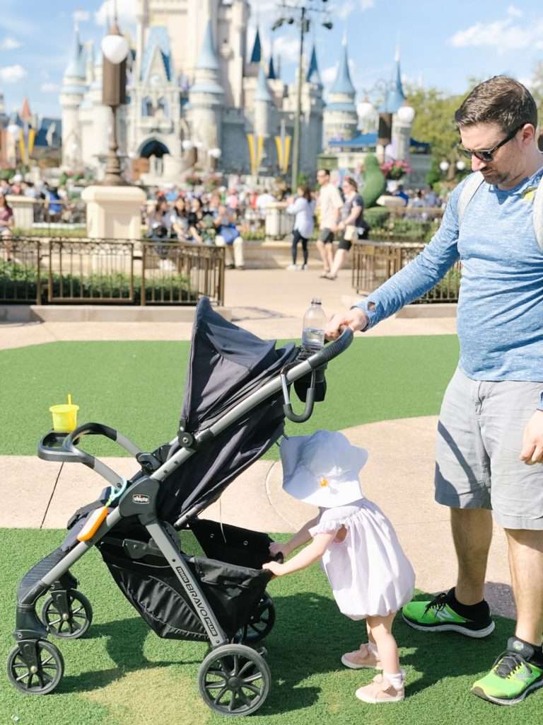 Visiting Disney World with a Toddler: Tips, Tricks, and Our Mantra for the trip from mom- and travel-blogger Alyssa (feathersandstripes.com)