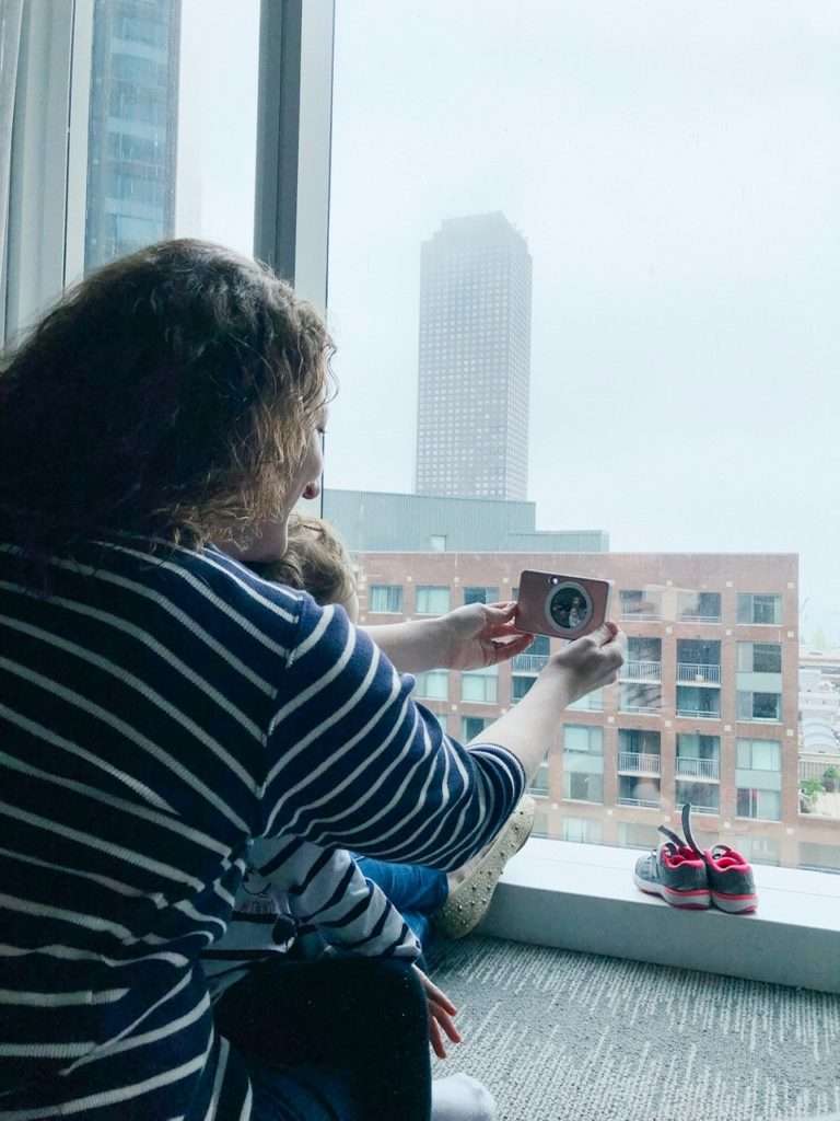 Canon instant print camera review of Canon IVY CLIQ+ from mom/travel blogger feathersandstripes.com