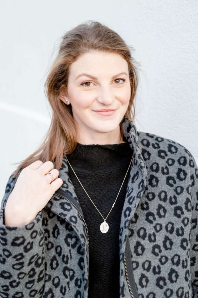 How to wear a black sweater dress with OTK boots - comfy and classic for a holiday get-together